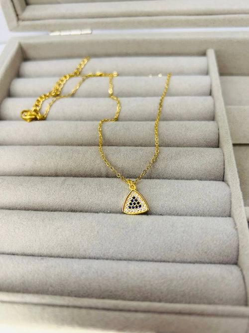 Collier triangle en acier inoxydable