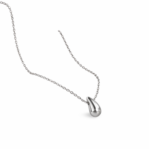 Silver Teardrop Necklace