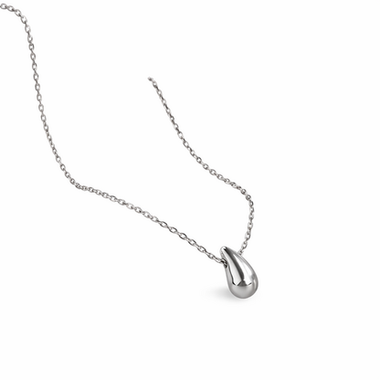 Silver Teardrop Necklace