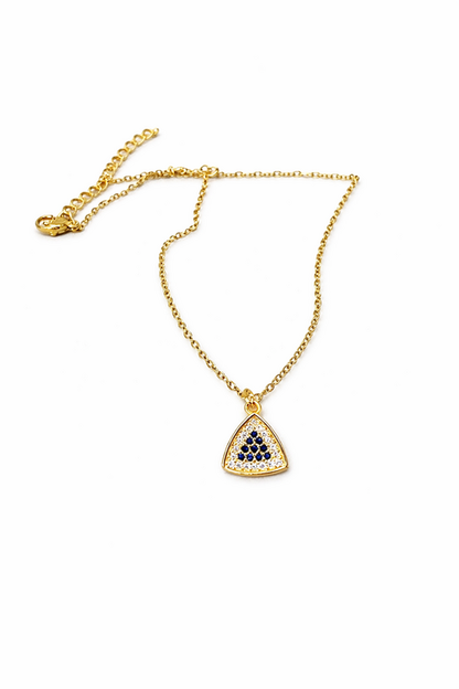 Collier triangle en acier inoxydable