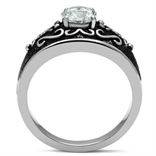 Bague en acier inoxydable poli