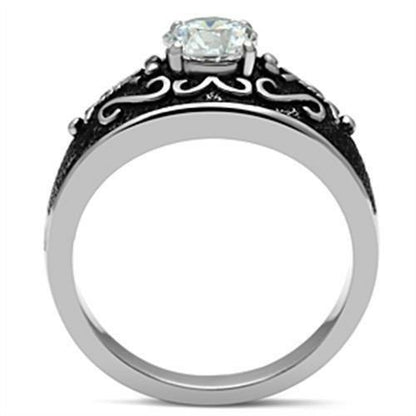 Bague en acier inoxydable poli