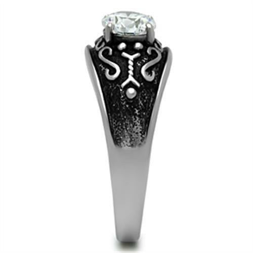 Bague en acier inoxydable poli