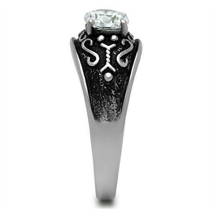 Bague en acier inoxydable poli