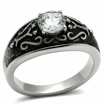 Bague en acier inoxydable poli